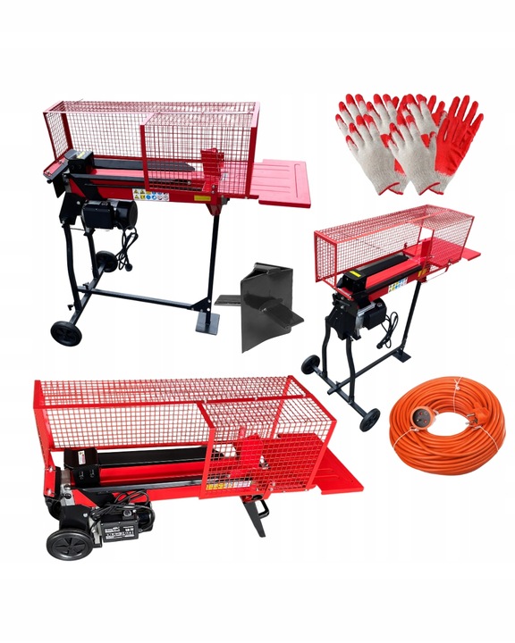 ŁUPARKA DO DREWNA 7TON 7T NIEMIECKA HYDRAULICZNA + DODATKOWY KLIN ZESTAW