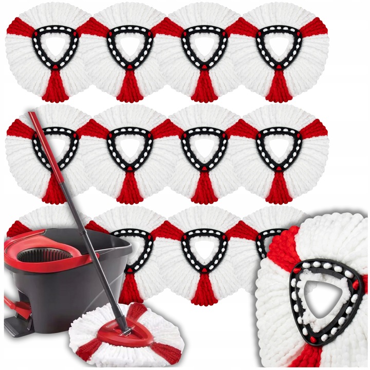 WKŁAD DO MOPA OBROTOWEGO WKŁADY DO MOPÓW TURBO CHŁONNE ZAMIENNIK