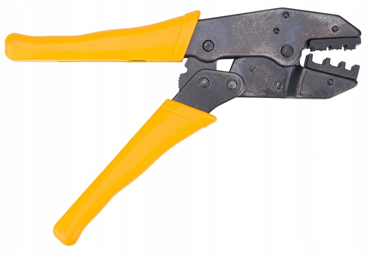 Zaciskarka Do Konektorów 5 Matryc 10-35 mm + Ściągacz do Izolacji 0,2-6 mm