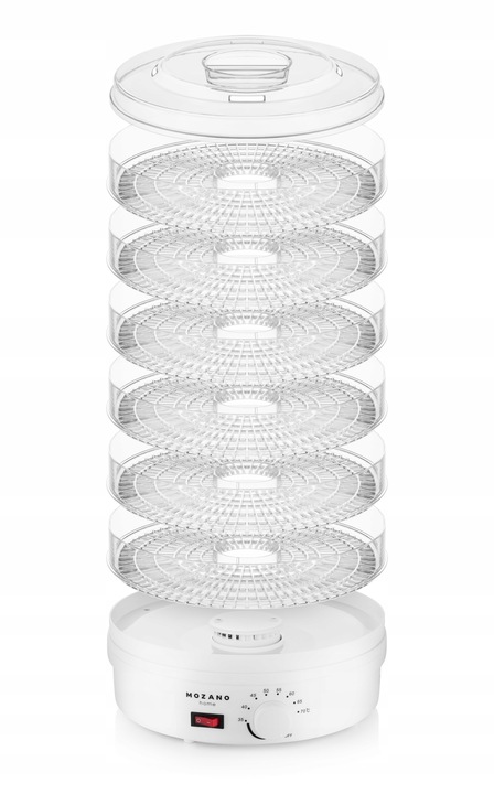 DUŻA SUSZARKA SPOŻYWCZA DO OWOCÓW WARZYW GRZYBÓW ZIÓŁ MOCNA 500W 6 SIT