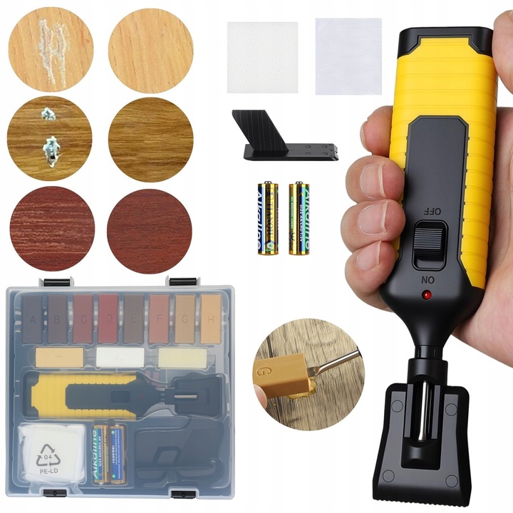 Zestaw do naprawy zarysowań drewna Fix Szybki zestaw do naprawy wosku