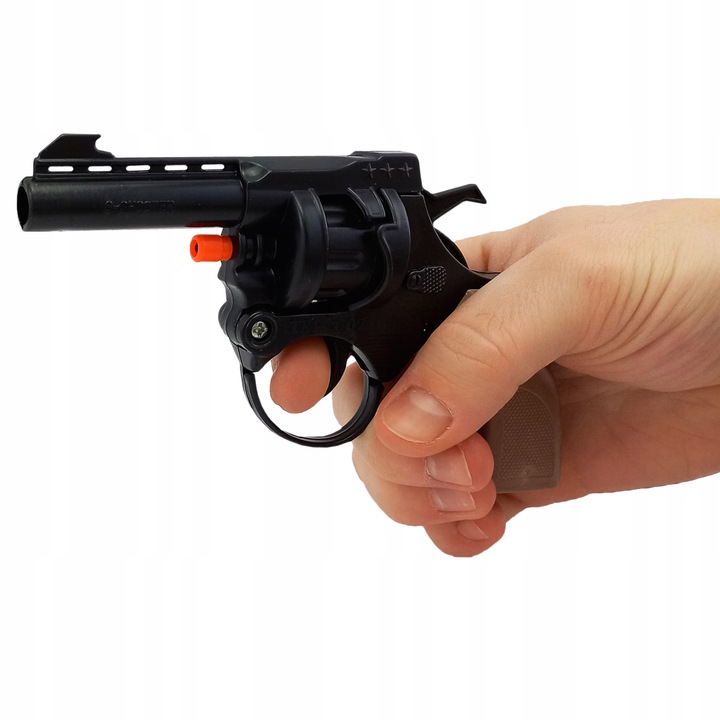 REWOLWER COWBOY PISTOLET NA KAPISZONY HUKOWY + NABOJE SPŁONKA 1152 STRZAŁY