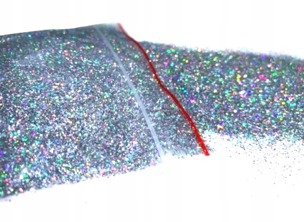 Brokat sypki MULTIKOLOR HOLOGRAM do farb tynków zdobień 100 g POLSKI