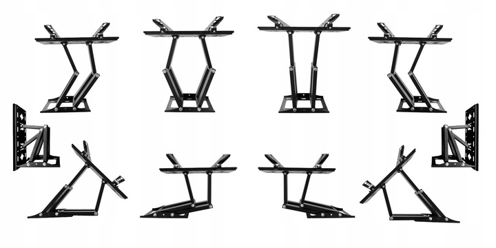 UCHWYT DO TELEWIZORA TV ŚCIENNY WIESZAK 26-75 CALI ŚRUBY POZIOMICA