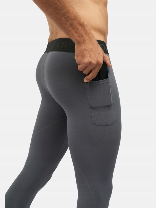 Getry Kompresyjne Męskie DANISH ENDURANCE Legginsy Termoaktywne 2-Pak XL