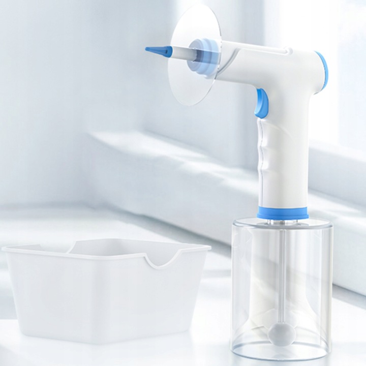 IRYGATOR DO CZYSZCZENIA USZU WOSKOWINY PŁUKANIE LED BEZPRZEWODOWY ZESTAW