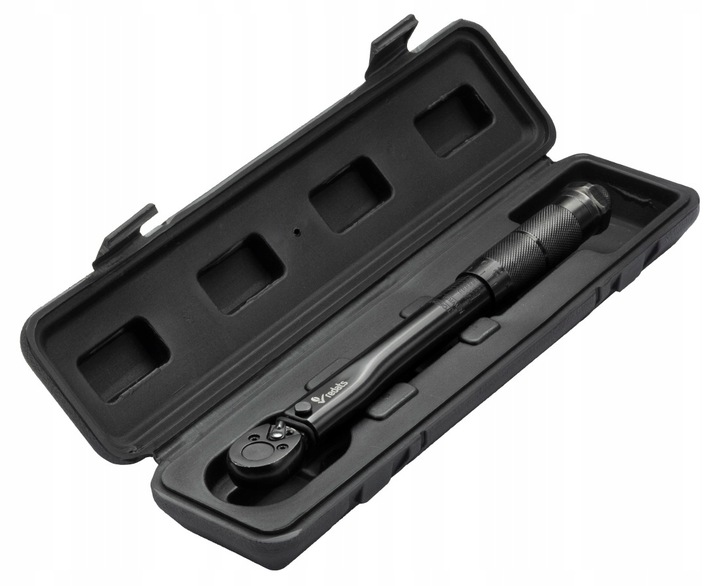 Klucz dynamometryczny 1/4" 2-24Nm REDATS Czarny z Blokadą Blokada Etui