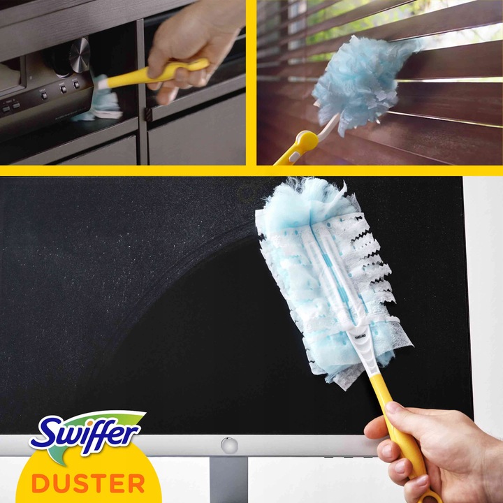 Swiffer Duster miotełka do kurzu rączka + 4 wkłady
