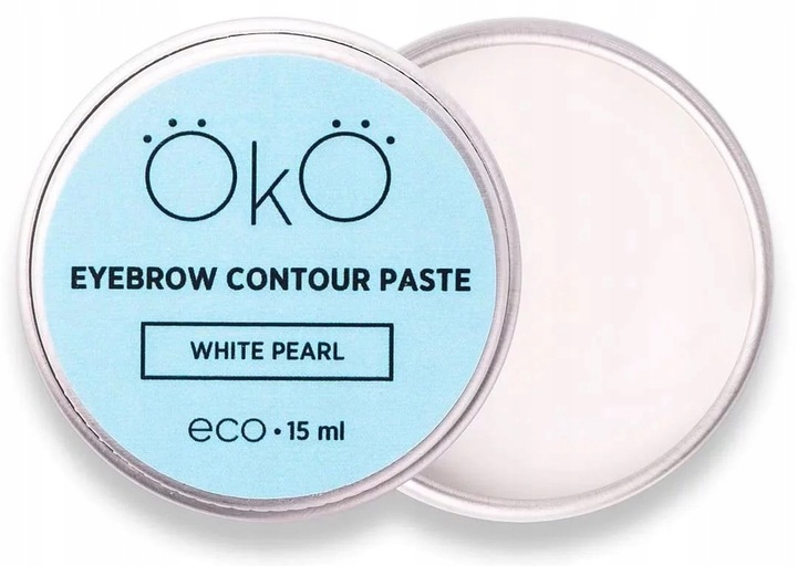 Pasta do konturowania brwi OKO Eyebrow Contour Paste White Pearl, 15ml