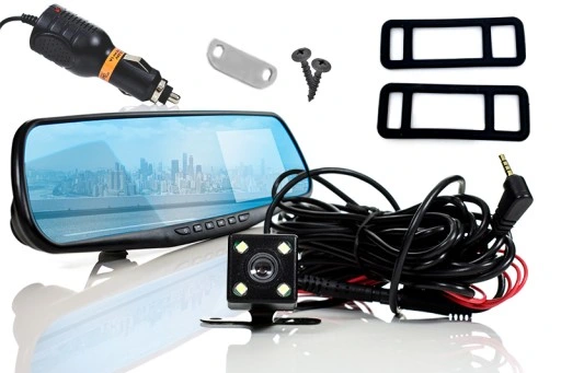 Wideorejestrator lusterko wsteczne microSD GRATIS