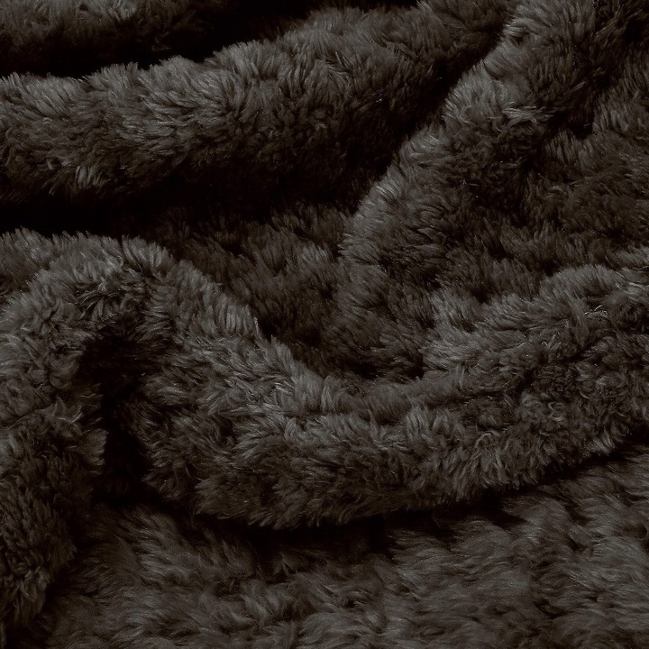 GRUBY KOC CIEPŁY NARZUTA DWUSTRONNA NA ŁÓŻKO KANAPĘ 150x200 cm PLED MIĘKKI