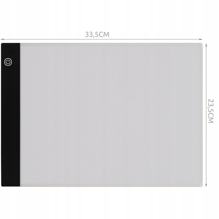 Tablica Do Szkicowania Deska Kreślarska Tablet Graficzny LED Kalka A4