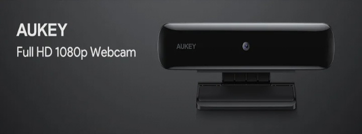 AUKEY PC-W1 Kamera internetowa Full HD 1920x1080 1080p 30fps 2xmikrofony