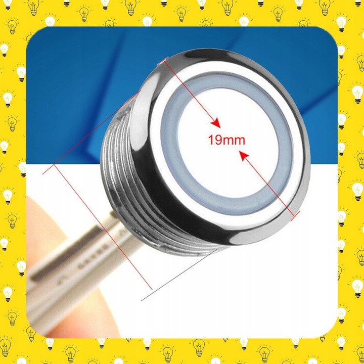 MINI ŚCIEMNIACZ DOTYKOWY WŁĄCZNIK DO TAŚM LED STEROWNIK MEBLOWY 12V