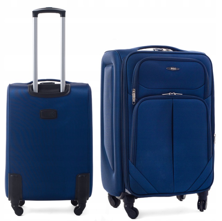 RGL ŚREDNIA WALIZKA PODRÓŻNA XL 4 KÓŁKACH BAGAŻ MATERIAŁOWA MIĘKKA