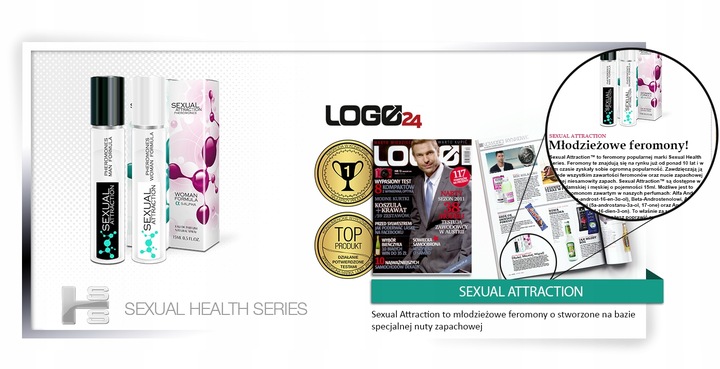 SEXUAL ATTRACTION 15ml - SILNE MĘSKIE FEROMONY