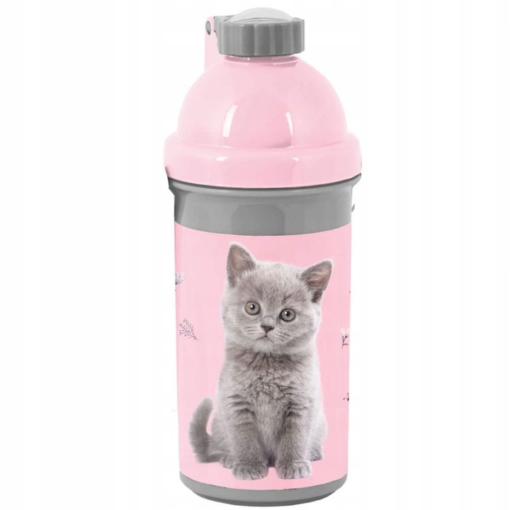 TORNISTER SZKOLNY PLECAK DLA DZIEWCZYNKI DO 1 KLASY KOT KOTEK 5 ELEMENTÓW