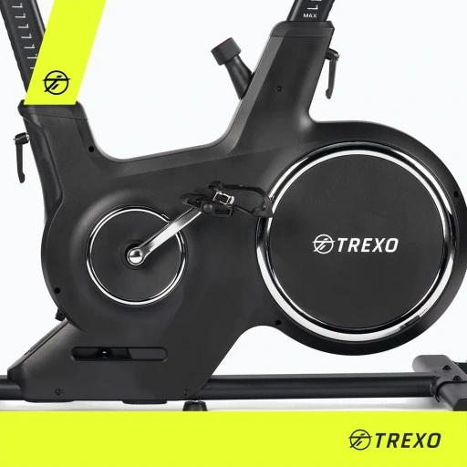 Rower stacjonarny treningowy TREXO czarny EB-500