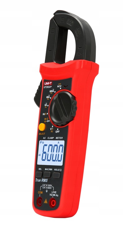 Miernik cęgowy prądu zmiennego AMPEROMIERZ UT202A+