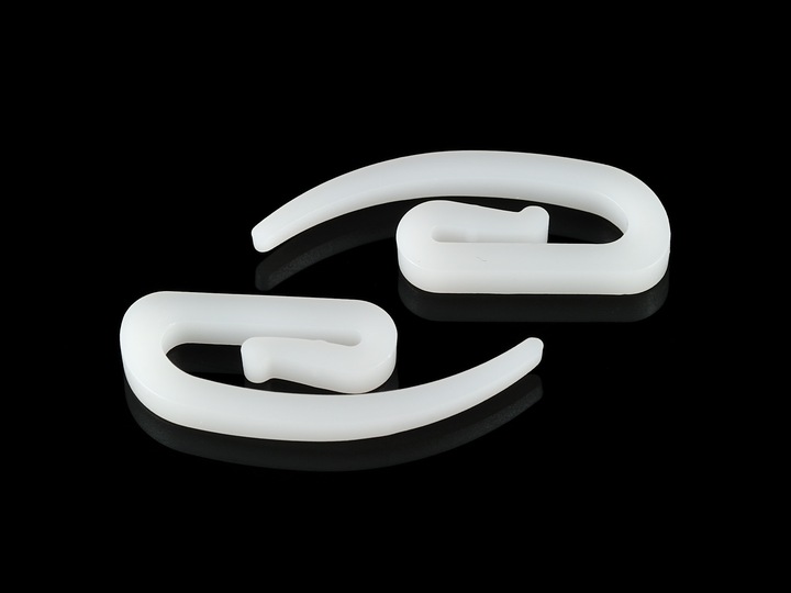 Agrafka Francuska ŚLIMAK ze Ślizgiem Haczyk do karnisza FIRAN szyny KS/MS