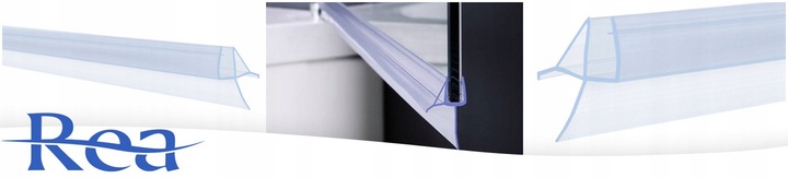 USZCZELKA DOLNA DO KABINY PRYSZNICOWEJ 6-8mm TUNELOWA TRANSPARENTNA