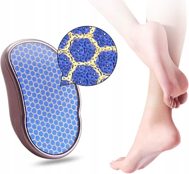 TARKA DO STÓP Z NANO SZKŁA PUMEKS 3D DO PIĘT PUMEKS KRYSZTAŁOWY