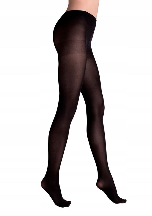MARILYN Matowe elastyczne rajstopy tonic 40 NERO 2
