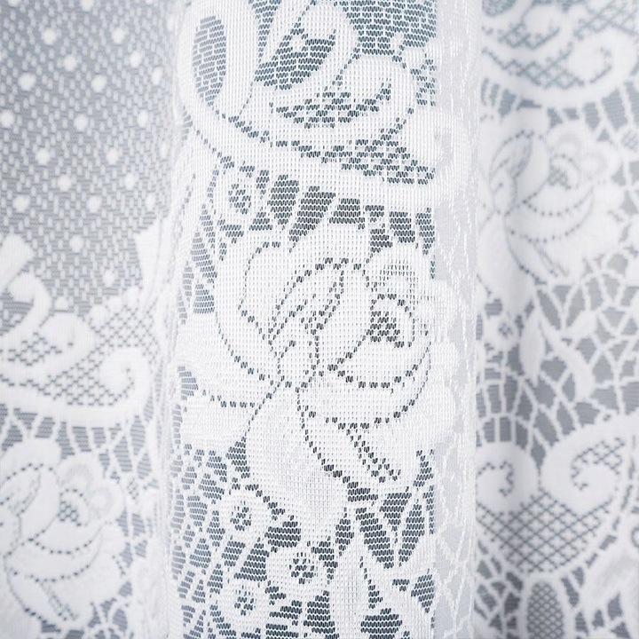 Firana żakardowa DEMETRIA 400x160cm (gotowa) z łukiem