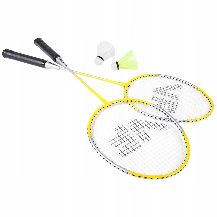 Zestaw 4 rakiet do badmintona + lotki + pokrowiec VICFUN Hobby Typ B