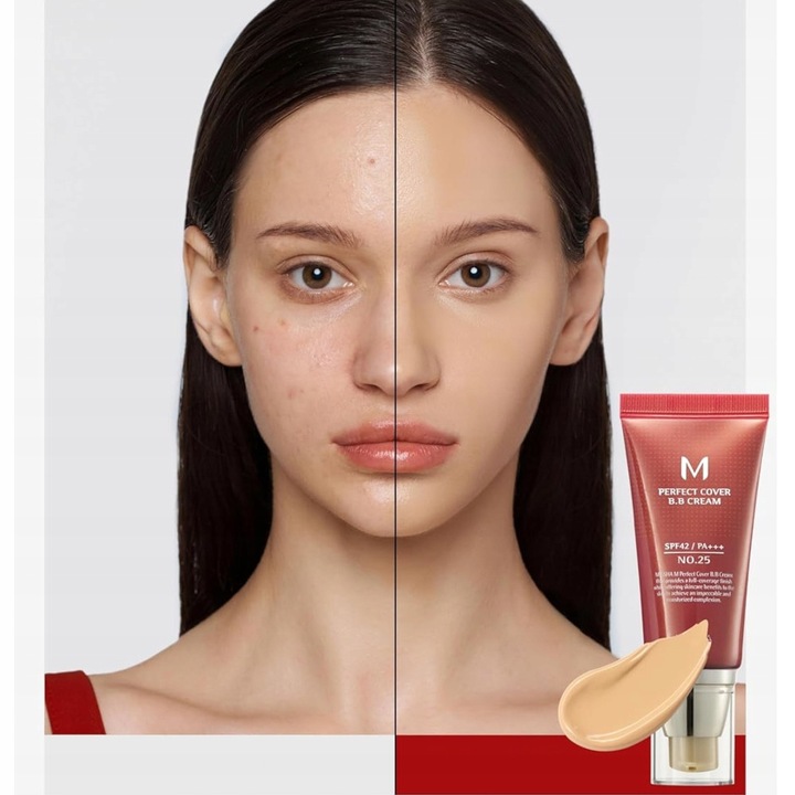 Krem BB Missha do Twarzy M Perfect #25 Warm Beige Nawilża Chroni 50ml