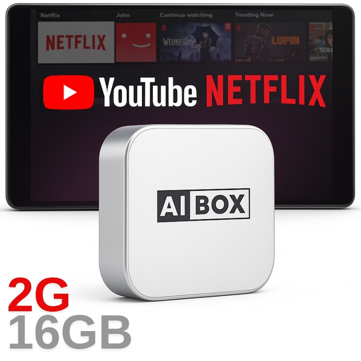 BEZPRZEWODOWY APPLE CARPLAY ANDROID AUTO NETFLIX YOUTUBE ADAPTER SMART