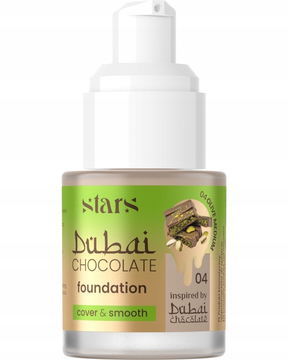 Stars from the... Podkład do twarzy kryjący Dubai Chocolate 04 Olive medium