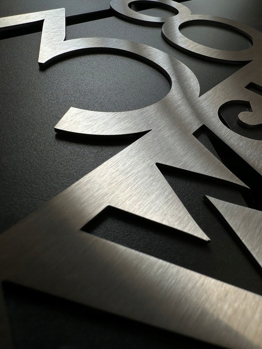 DUŻA SKRZYNKA NA LISTY Z ADRESEM, NUMER DOMU (tabl STAL nierdzewna