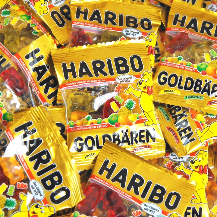 HARIBO GOLDBÄREN MINIS ZŁOTE MISIE 100 op. 1000g ŻELKI Z NIEMIEC
