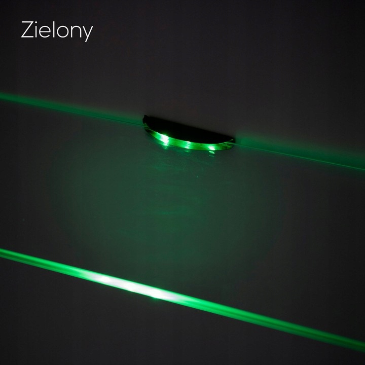 KPL.6x Klips PCV LED do szklanej półki +zasilacz