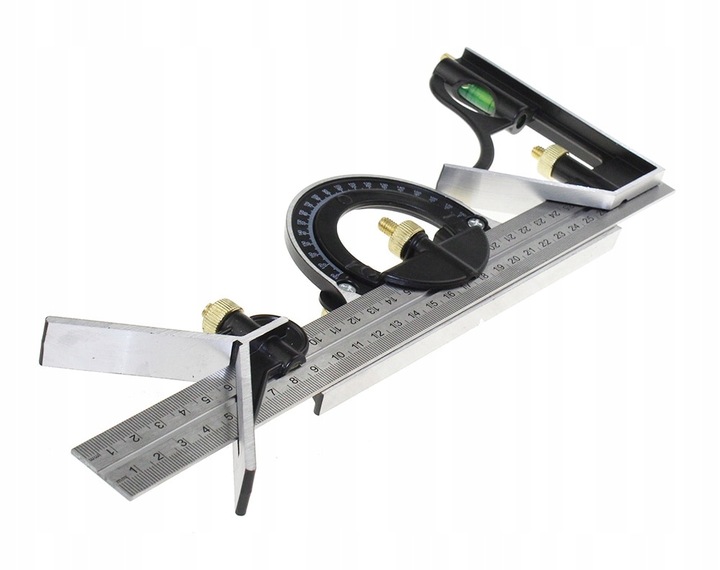 KĄTOWNIK KOMBINOWANY LINIAŁ 300 mm KĄTOMIERZ 0-180