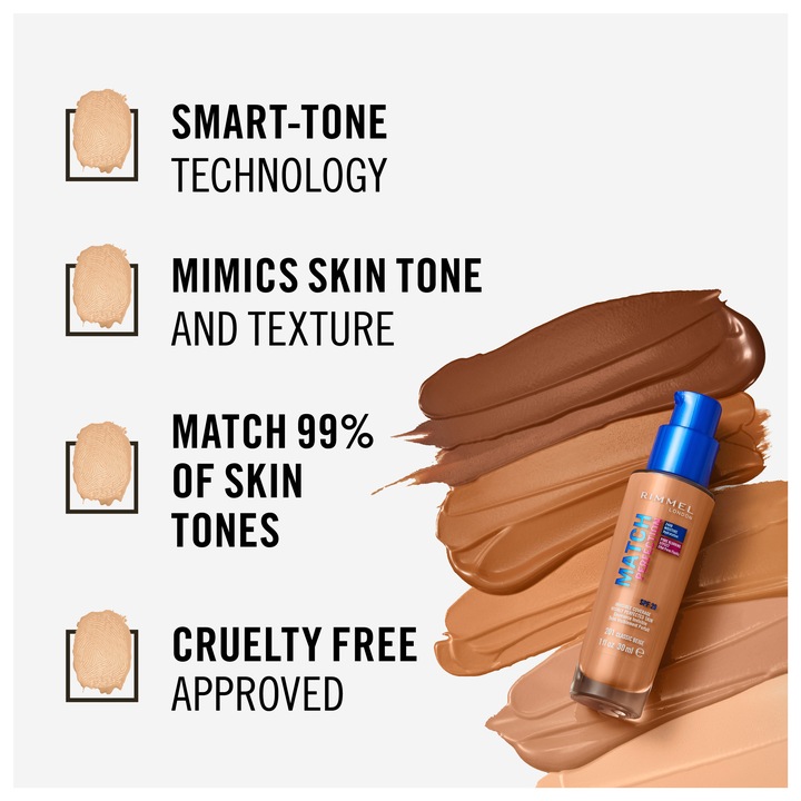 Rimmel London Match Perfection SPF20 30 ml dla kobiet Podkład 103 True Ivor