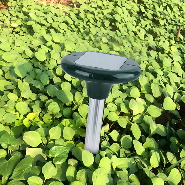 2X ODSTRASZACZ SOLARNY SILNY NA KRETY SZCZURY GRYZONIE KUNY DŹWIĘK