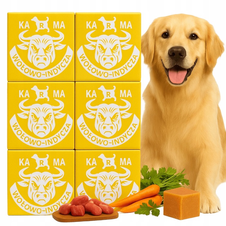 MIĘSO MROŻONE DLA PSA 10 KG WOŁOWO INDYCZE BARF 10 KG WOŁOWINA INDYK