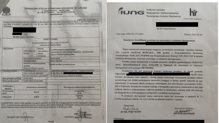 24 KG KREDA -BRYŁY- KAT II IDEALNA DO STAWU/OCZKA WODNEGO RaFish