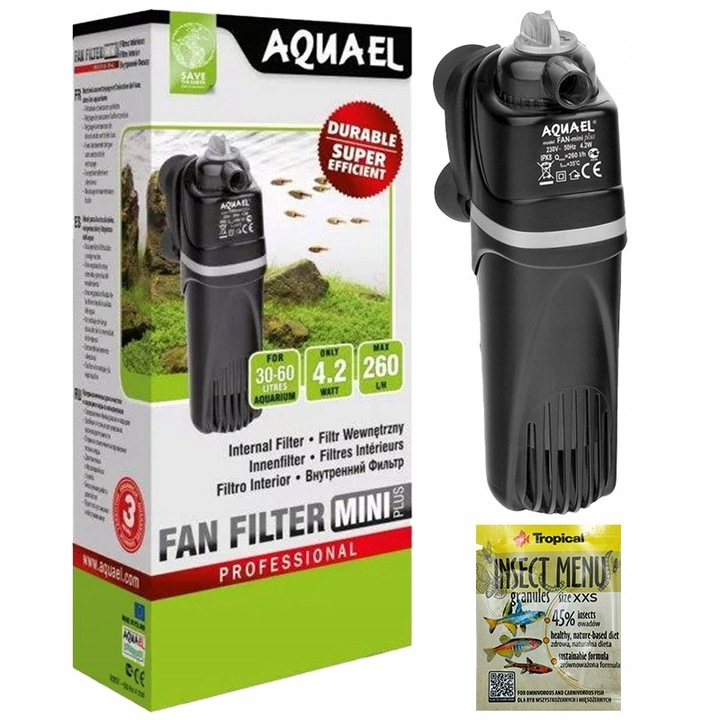 AQUAEL FAN Mini Plus filtr wewnętrzny do 30-60l