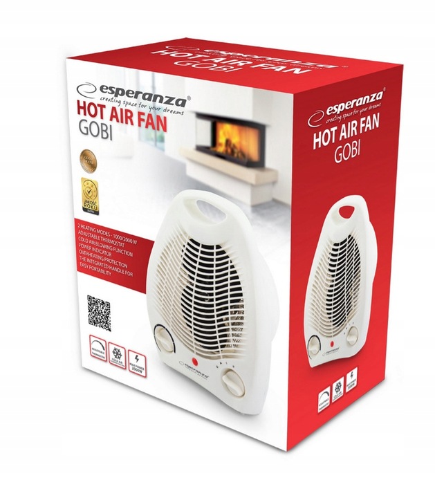 TERMOWENTYLATOR FARELKA GRZEJNIK ELEKTRYCZNY TERMOSTAT ENERGOOSZCZĘDNA REG.