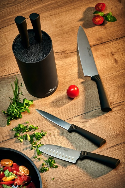 Gerlach Zestaw noży w bloku SMART BLACK