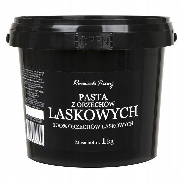 PASTA Z ORZECHÓW LASKOWYCH 100% - Rzemiosło Natury- 1KG