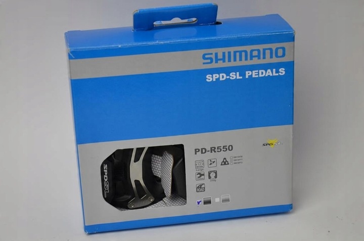 Pedały szosowe Shimano SPD-SL PD-R550G + bloki