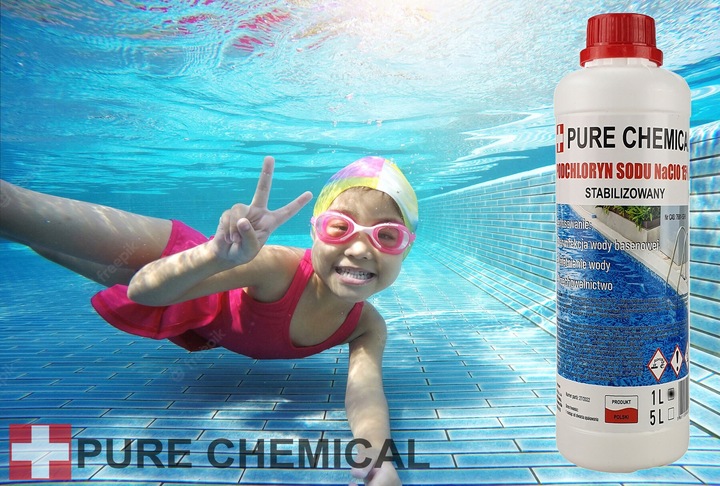 PODCHLORYN SODU 15% CHLOR W PŁYNIE DO BASENU 1L