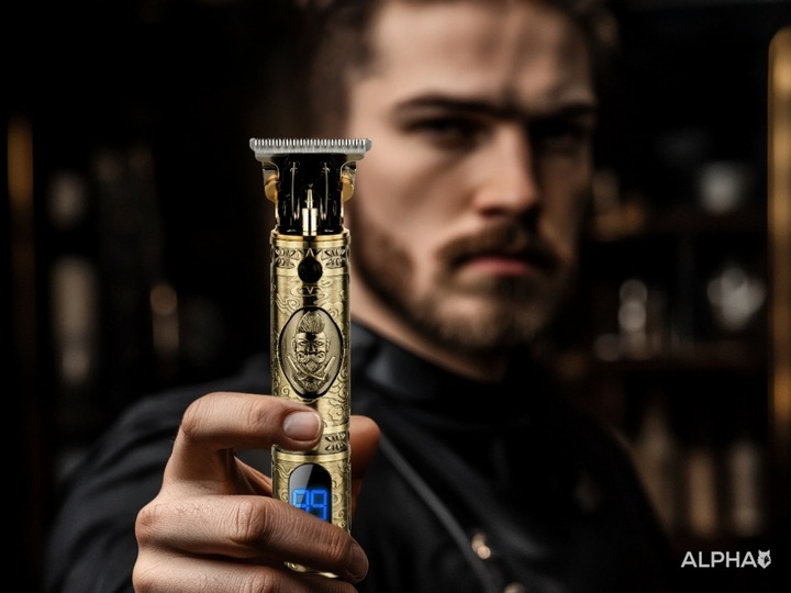 Maszynka do Strzyżenia i Golenia Włosów i Głowy - Trymer do Brody Alpha