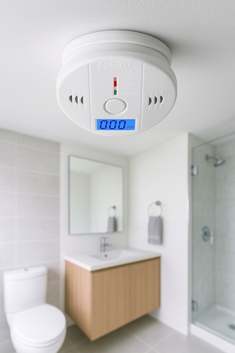 CZUJNIK CZUJKA CZADU TLENKU WĘGLA - CO- BEZPRZEWODOWY GŁOŚNY RIWALL