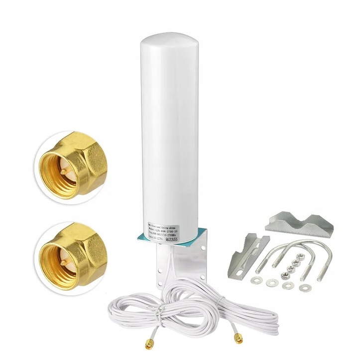 ANTENA ZEWNĘTRZNA 3G/4G LTE DUAL SMA 2x10m ROUTER B311 B315 B525 B535