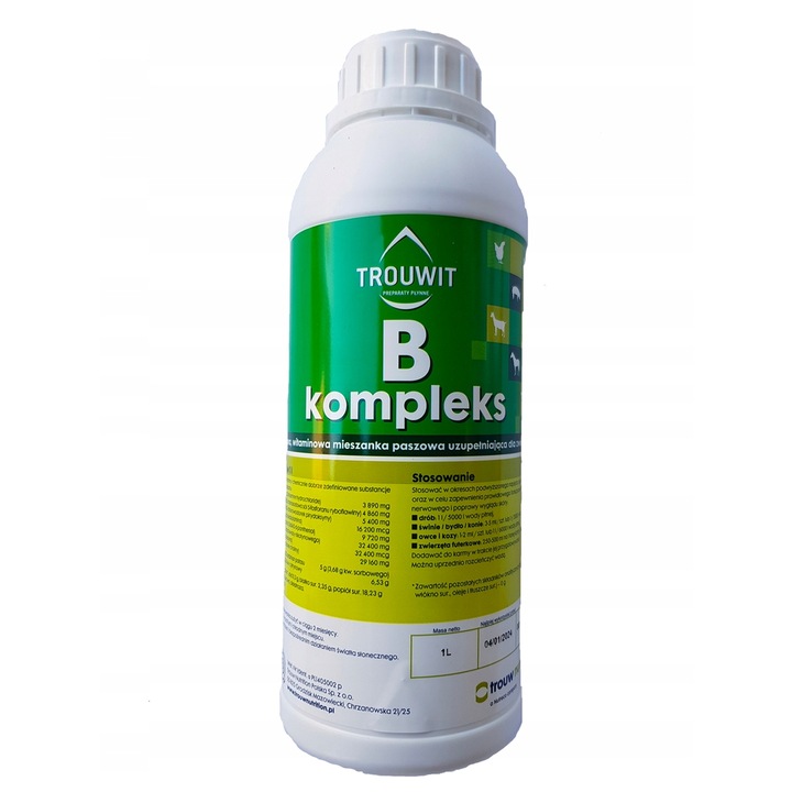 TROUWIT B-KOMPLEKS 1 L Dla zwierząt